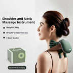 Neck Massager with Heat, Neck Massager with Hands, Portable Bionic Heated Massagers for Necks, Shoulders, Back, Arms & Legs, Ergonomic Massagers with Hands and Strap (1Pc)