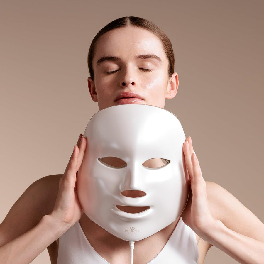 Lightaura LED Light Therapy Mask | Anti-Aging Facial Skincare Routine | Skin Tightening | Calm Inflammation & Sensitive Skin | Reduce Wrinkle | Brightens Skin | Collagen Boost