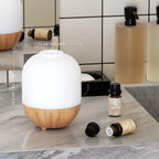 Essential Oil Diffuser, 100Ml Ultrasonic Cool Mist Aromatherapy Diffuser, Mini Diffusers for Essential Oils, 7 Color Lights & Auto Shut-Off, Scented Oil Diffuser for Home