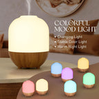 Essential Oil Diffuser, 100Ml Ultrasonic Cool Mist Aromatherapy Diffuser, Mini Diffusers for Essential Oils, 7 Color Lights & Auto Shut-Off, Scented Oil Diffuser for Home