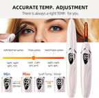 Heated Eyelash Curler, S600 Heated Lash Curler, Accurate Temperature Control Electric Eyelash Curler Heated - Intelligent Power Off, Long Lasting (Petal Pink/Silver, S600-148MM)