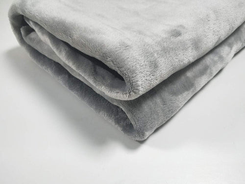 Electric Car Heating Blanket, 12 Volt Fleece Heated Travel Car Blanket, with Premium Cigarette Lighter Plug for SUV Vehicle Truck Boats RV, Winter Cold Weather Travel Camping Use (Grey)