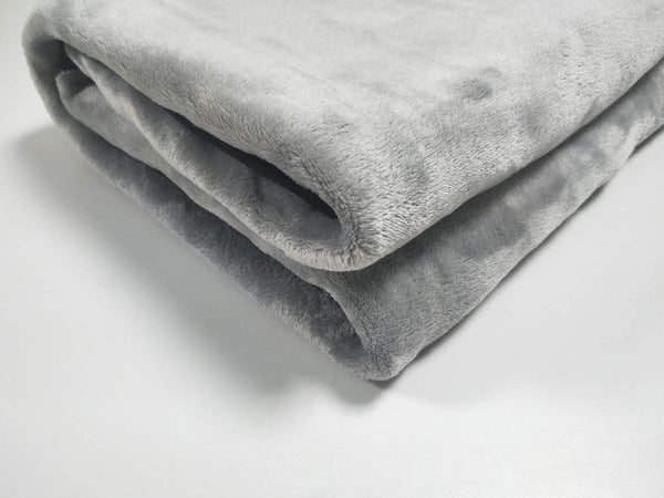 Electric Car Heating Blanket, 12 Volt Fleece Heated Travel Car Blanket, with Premium Cigarette Lighter Plug for SUV Vehicle Truck Boats RV, Winter Cold Weather Travel Camping Use (Grey)