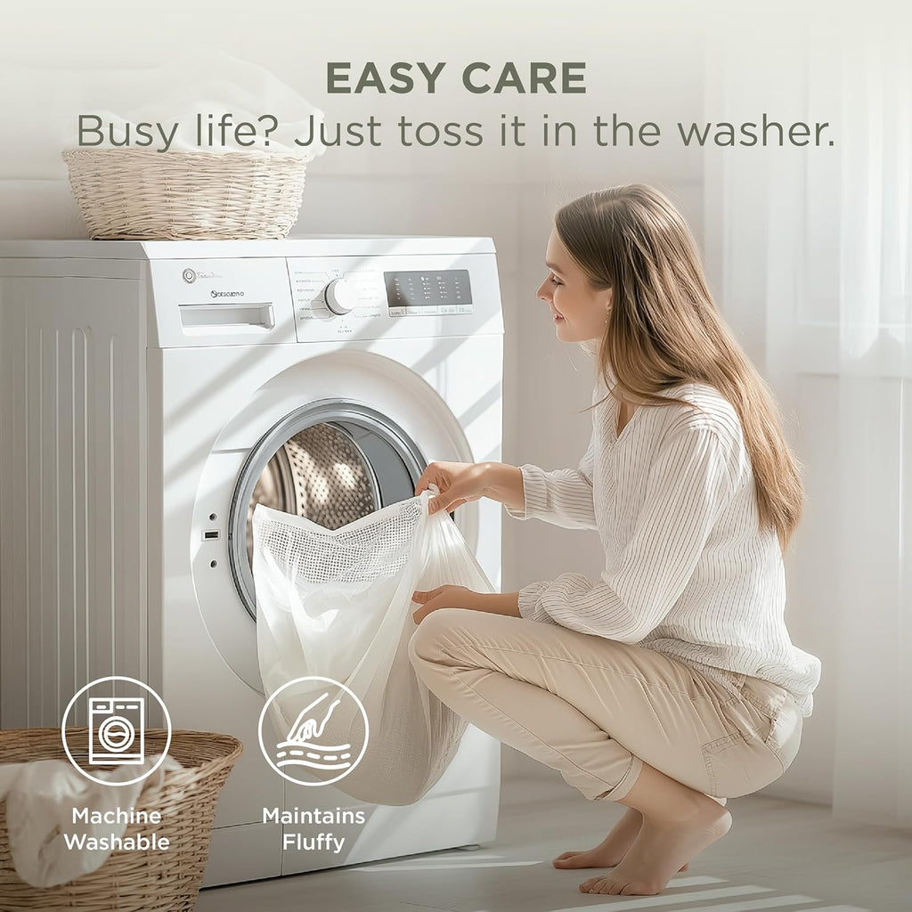 Fluffy Comforter Set Queen - Super Soft Faux Fur Comforter Queen Size Cream White, Winter Warm Fleece Bedding Set, Plush Fuzzy Bed Set, 3 Pieces, 1 Shaggy Comforter with 2 Pillowcases