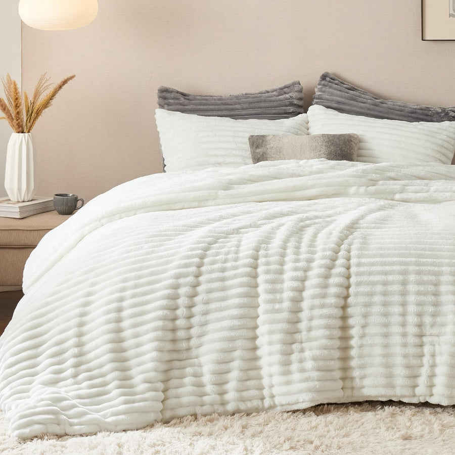 Fluffy Comforter Set Queen