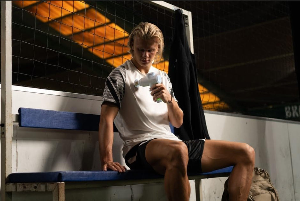 Hypervolt Go 2 - Arctic Grey - Featuring Quiet Glide Technology - Handheld Percussion Massage Gun - 3 Speeds, 2 Interchangeable Heads