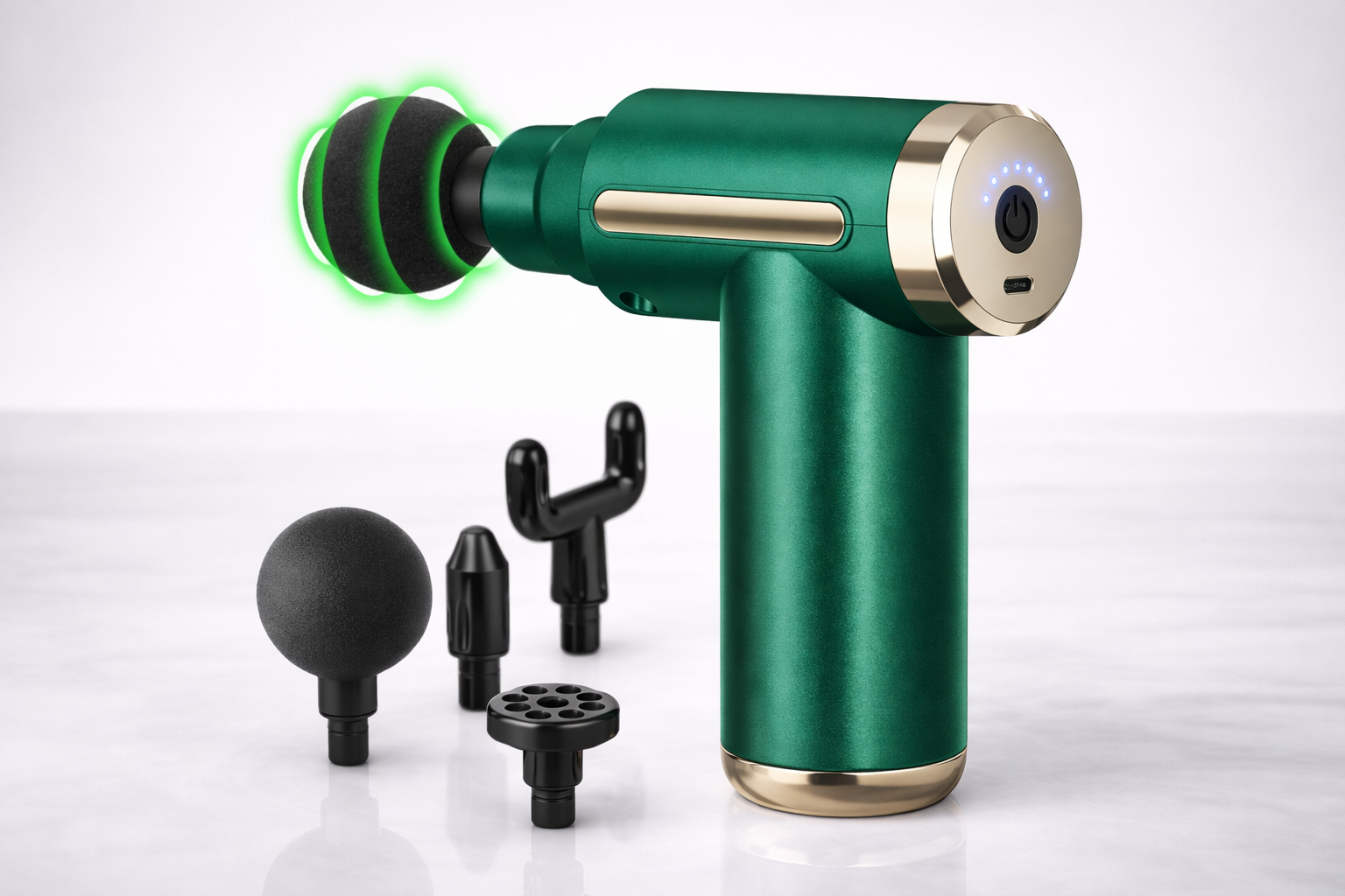 Massage Gun [Massage Gun with 4 Massage Heads & 6 Speeds]