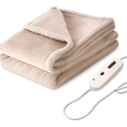Electric Heated Blanket  [Super Cozy Soft Flannel 50" X 60"]