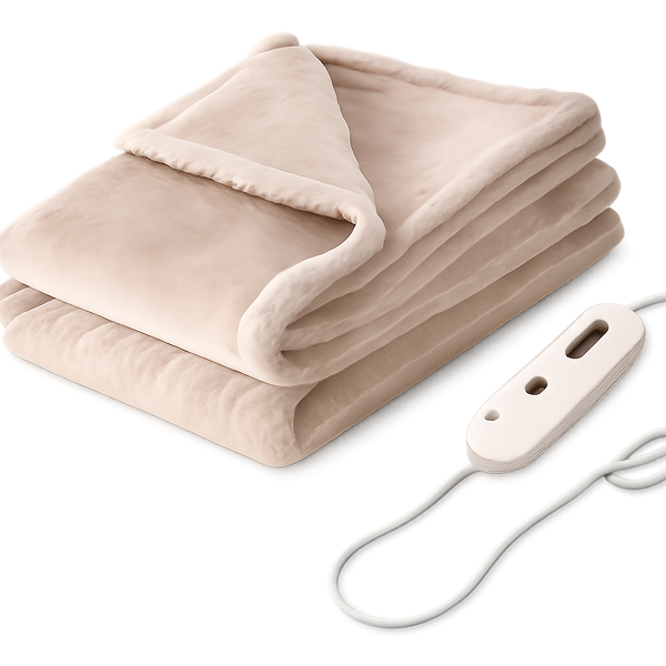 Electric Heated Blanket  [Super Cozy Soft Flannel 50" X 60"]