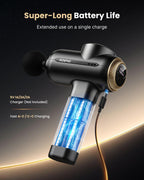 Massage Gun with 8-12Mm Adjustable Amplitude, Mothers Day Gifts from Daughter Son, Handheld Massager with Portable Travel Case for Athletes, ACTIVE EVO
