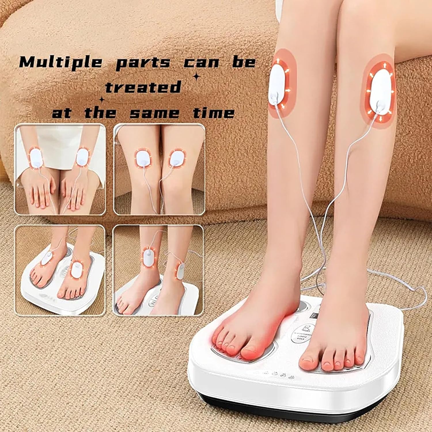 Foot Dr Energym 4 in 1 Leg & Foot Workout with Microcurrent and Heat