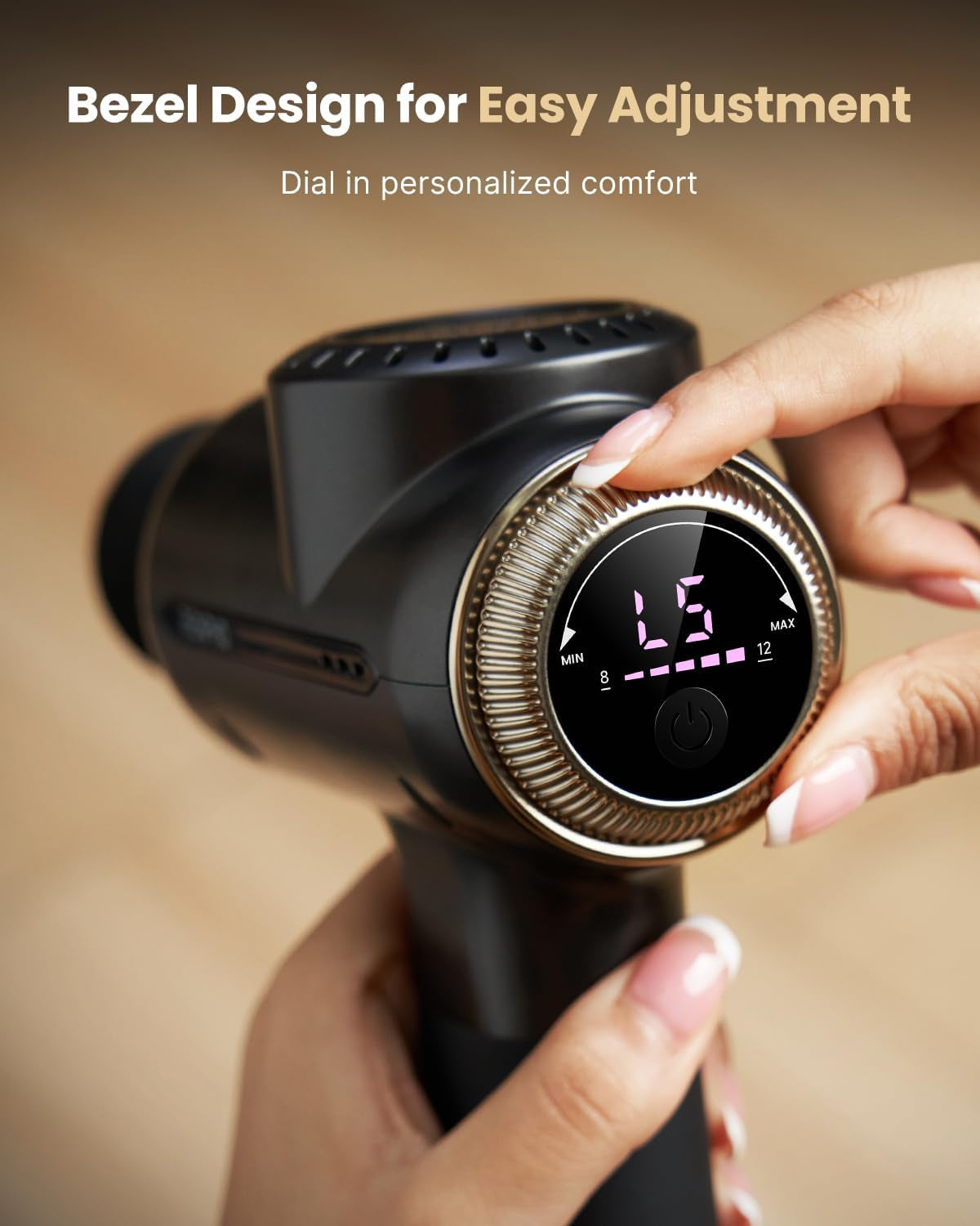 Massage Gun with 8-12Mm Adjustable Amplitude, Mothers Day Gifts from Daughter Son, Handheld Massager with Portable Travel Case for Athletes, ACTIVE EVO